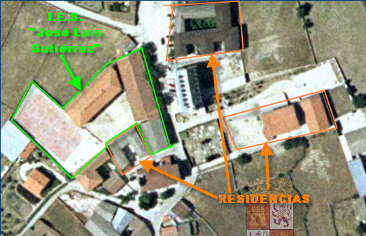 Foto aérea del Instituto y las residencias